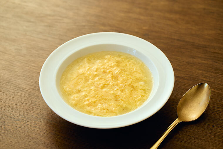 鶏だしでたまごを煮る、これぞ