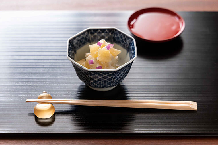 おせちの残り物が味変する「数の子長芋ポテサラ」