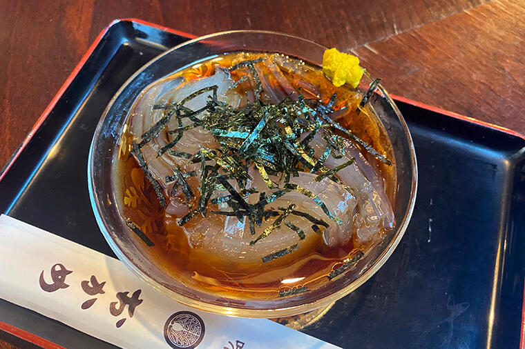 都心のオアシスで食べる