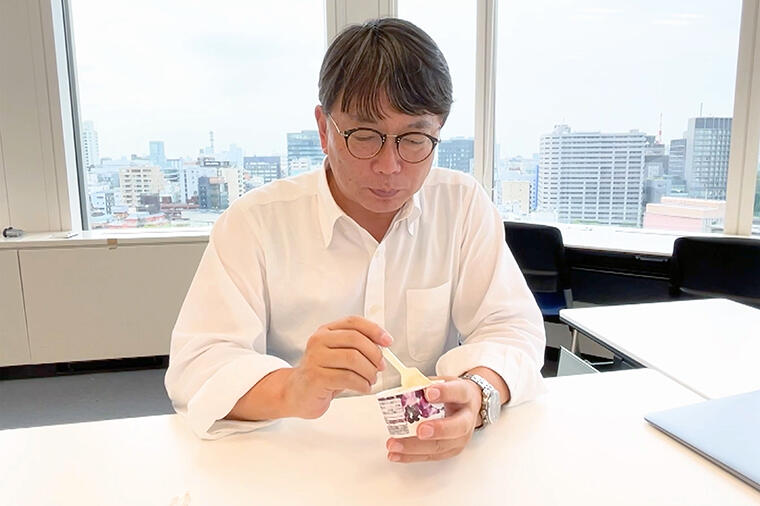 アイスクリームはラムレーズンが好きだっちゃ!@会議室で「ハーゲンダッツ」/BSフジ「日本一ふつうで美味しい植野食堂 by dancyu」から|編集長・植野の食日記 2023年9月29日(金)