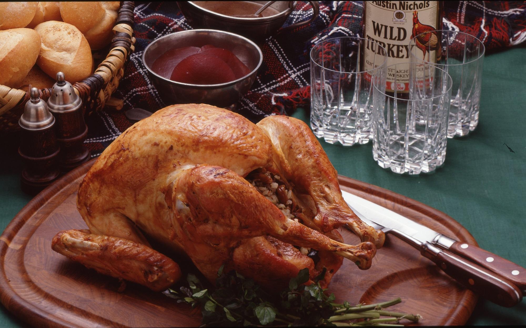 ローストターキーの完成図