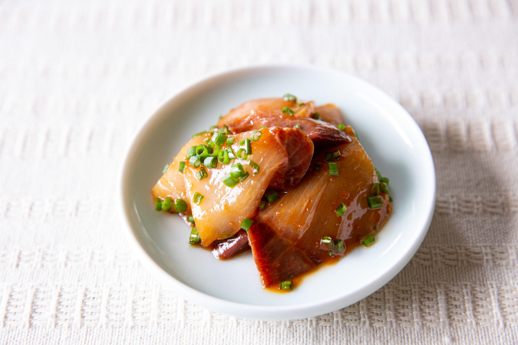 ぶりのユッケ風