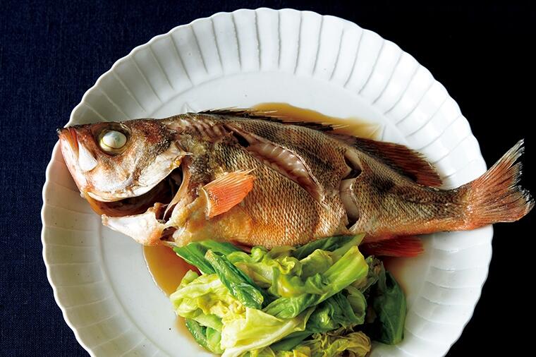 【ロカボレシピ】旬のメバルを丸ごと１匹煮てつくる「煮魚」（1人分の糖質6.3g）